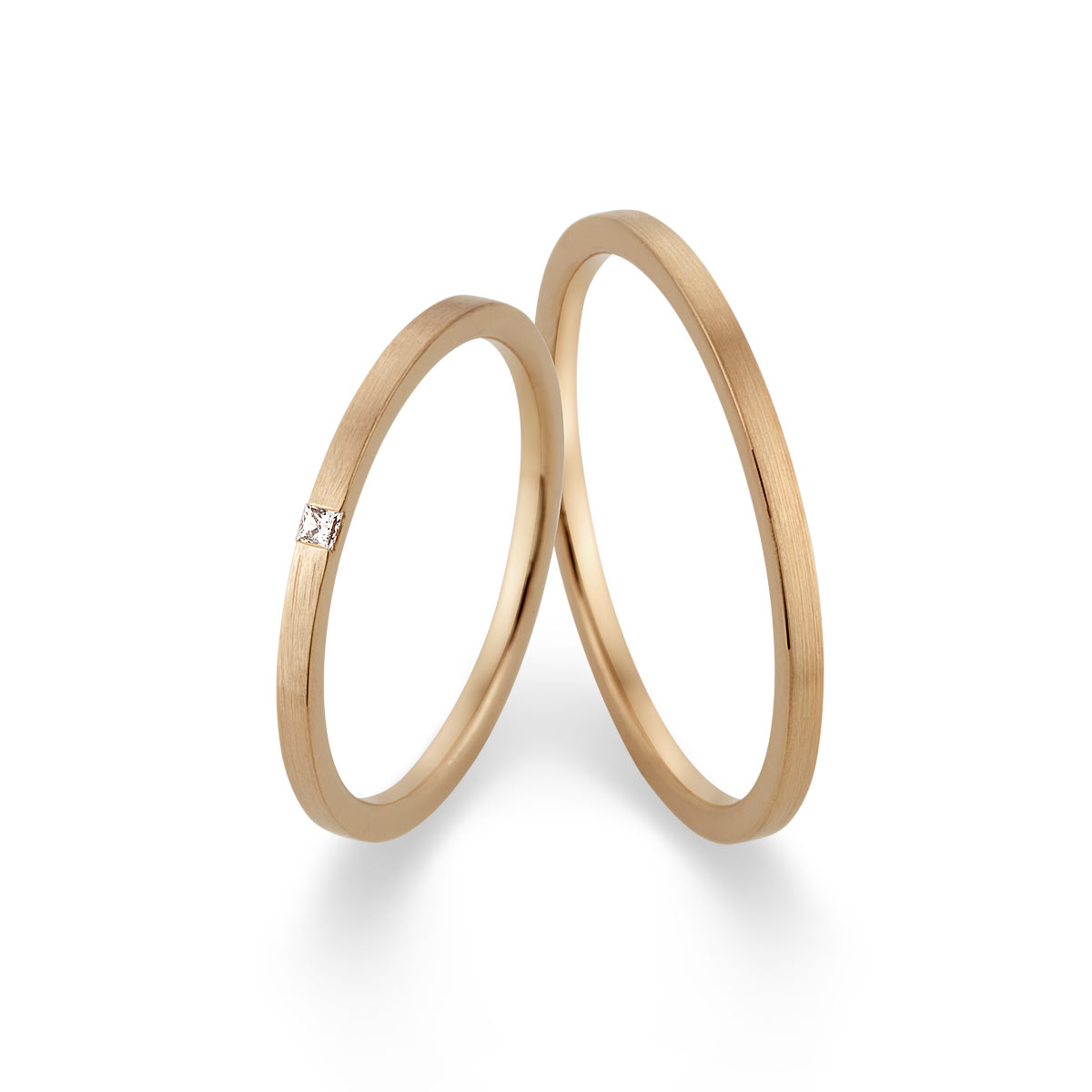 Trauringe / Eheringe 585 Roségold 517512-15