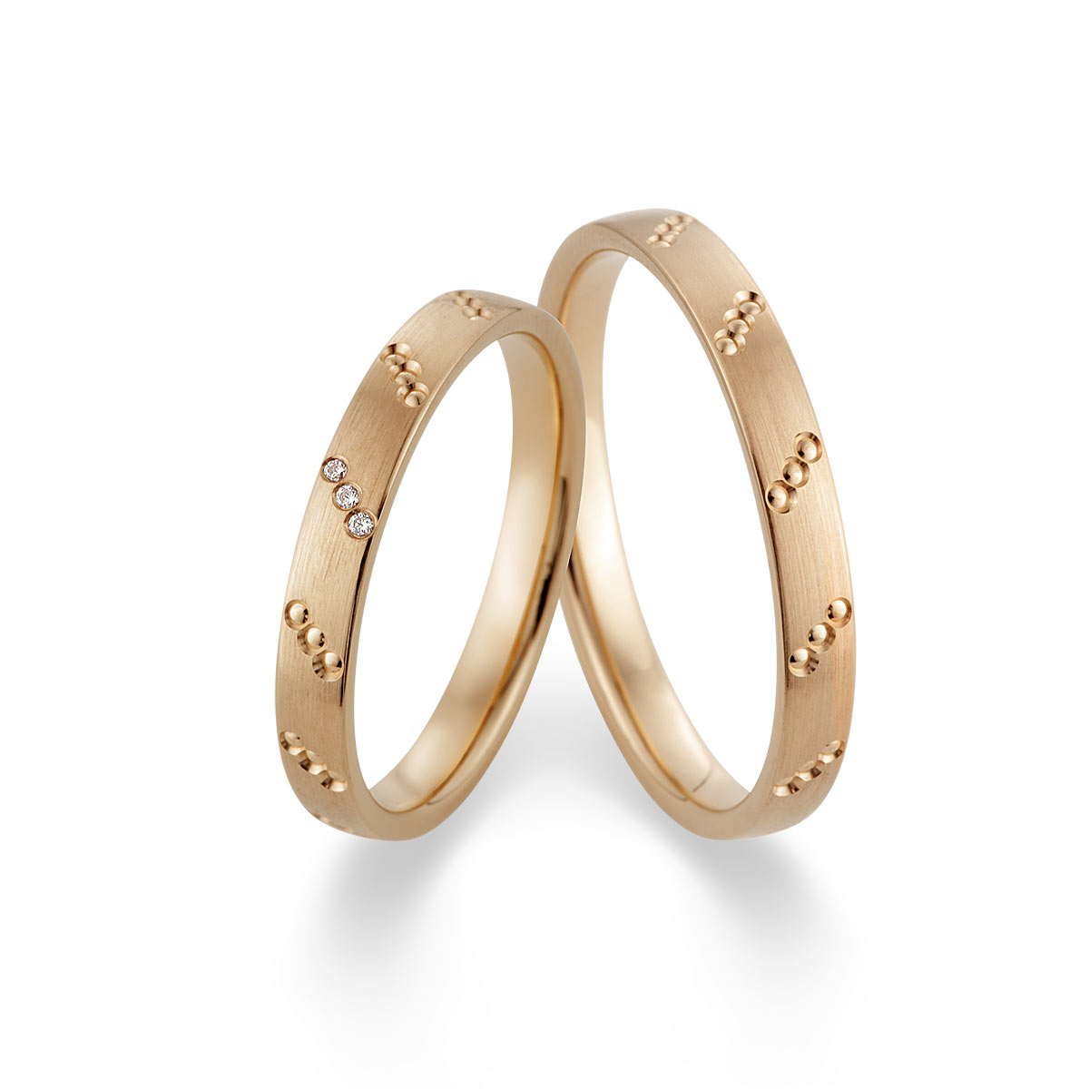 Trauringe / Eheringe 585 Roségold 517513-30