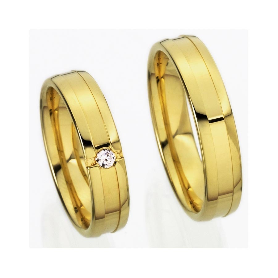 Trauringe / Eheringe 333 Gelbgold 514190-50