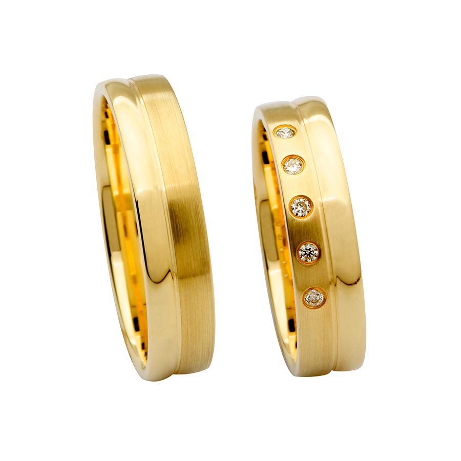 Trauringe / Eheringe 585 Gelbgold 517318-50