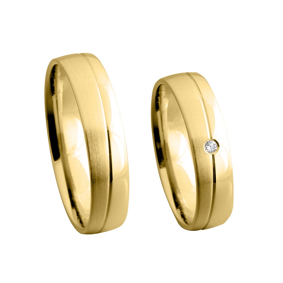 Trauringe / Eheringe 333 Gelbgold 517343-50